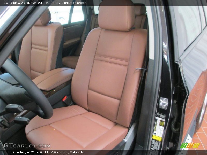Jet Black / Cinnamon Brown 2013 BMW X5 xDrive 35i