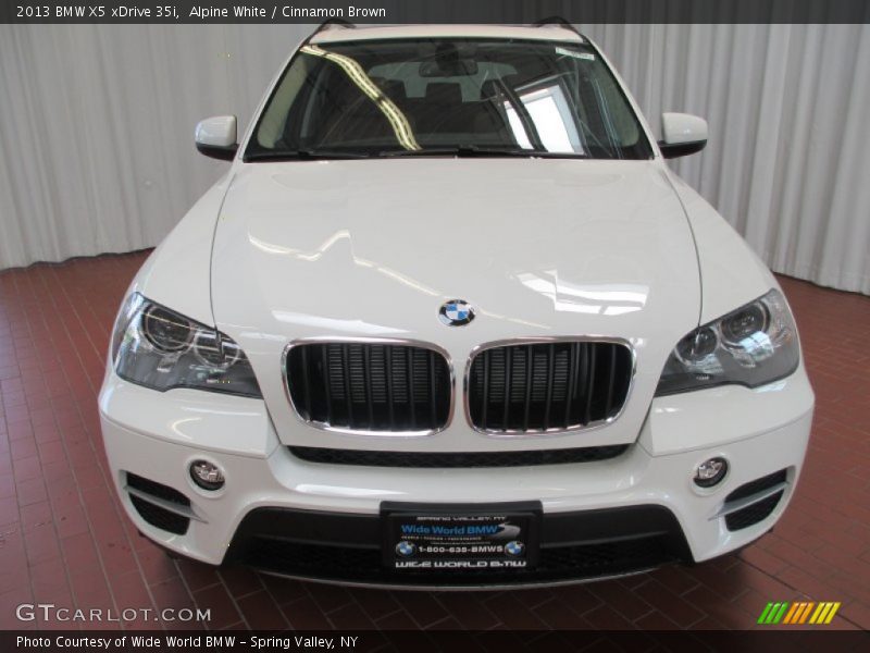 Alpine White / Cinnamon Brown 2013 BMW X5 xDrive 35i