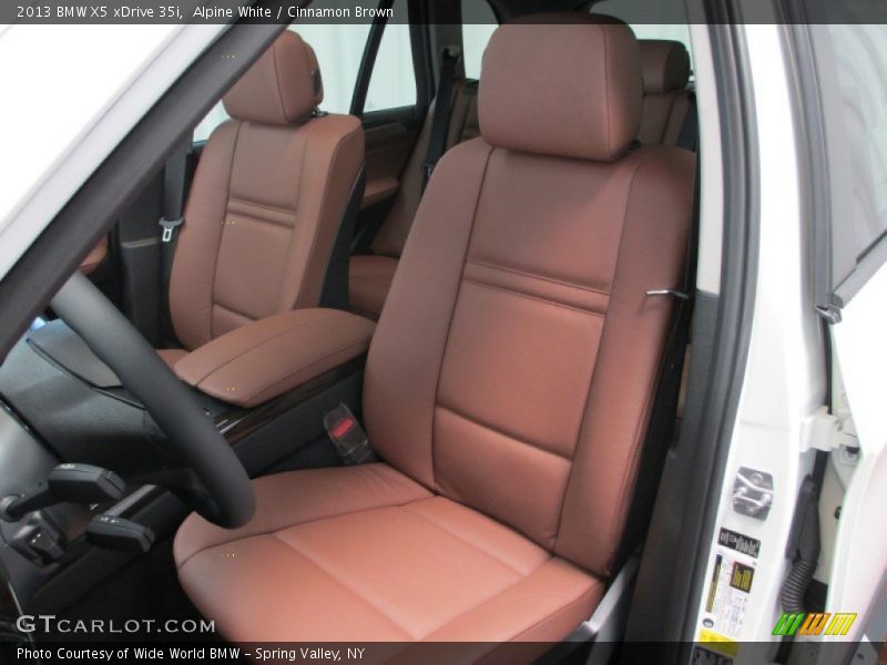 Alpine White / Cinnamon Brown 2013 BMW X5 xDrive 35i