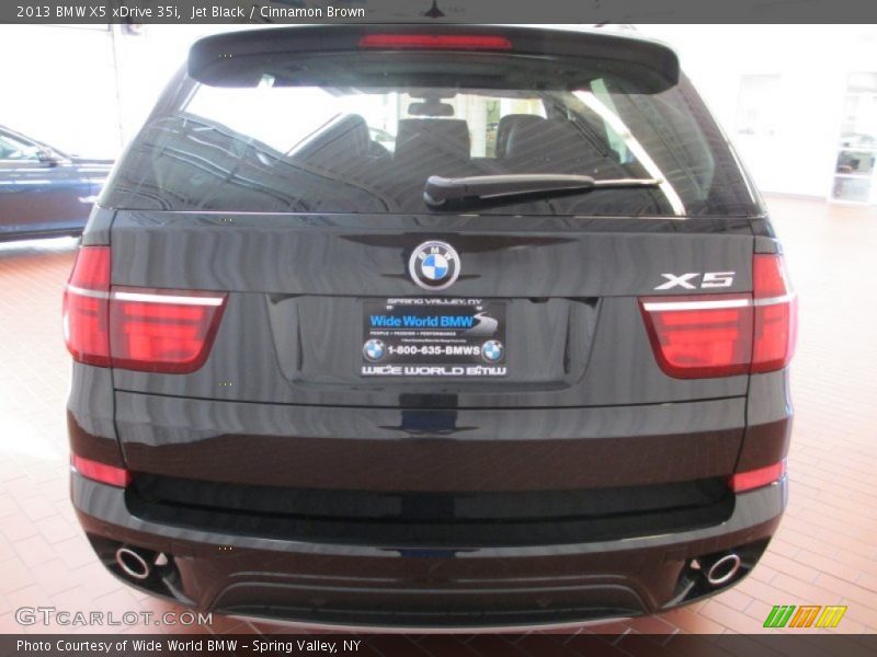 Jet Black / Cinnamon Brown 2013 BMW X5 xDrive 35i