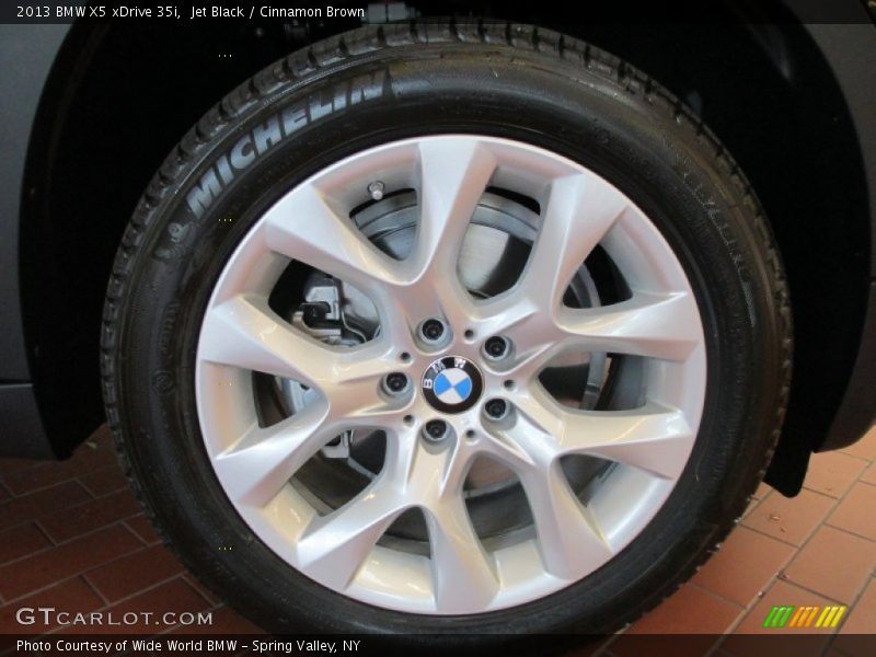 Jet Black / Cinnamon Brown 2013 BMW X5 xDrive 35i