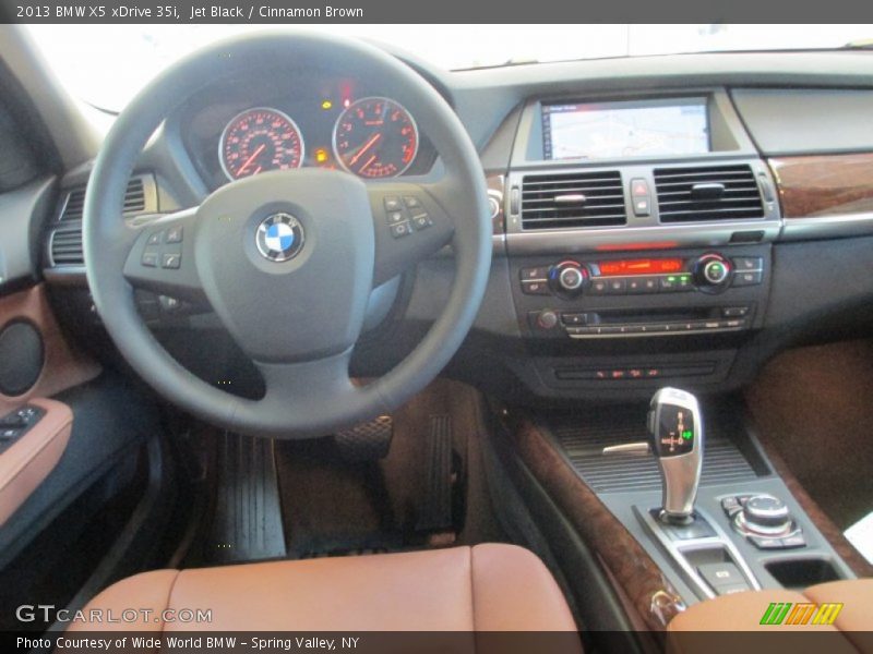 Jet Black / Cinnamon Brown 2013 BMW X5 xDrive 35i