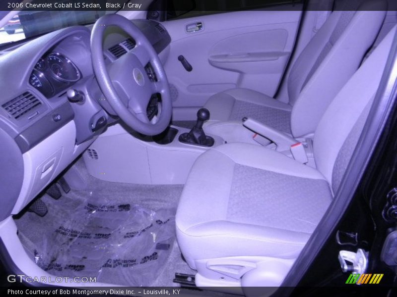 Black / Gray 2006 Chevrolet Cobalt LS Sedan