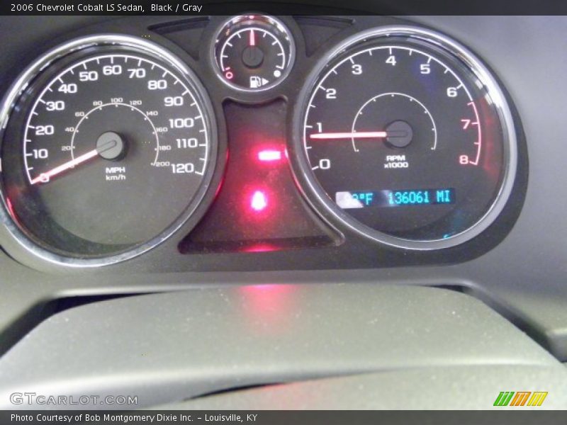 Black / Gray 2006 Chevrolet Cobalt LS Sedan