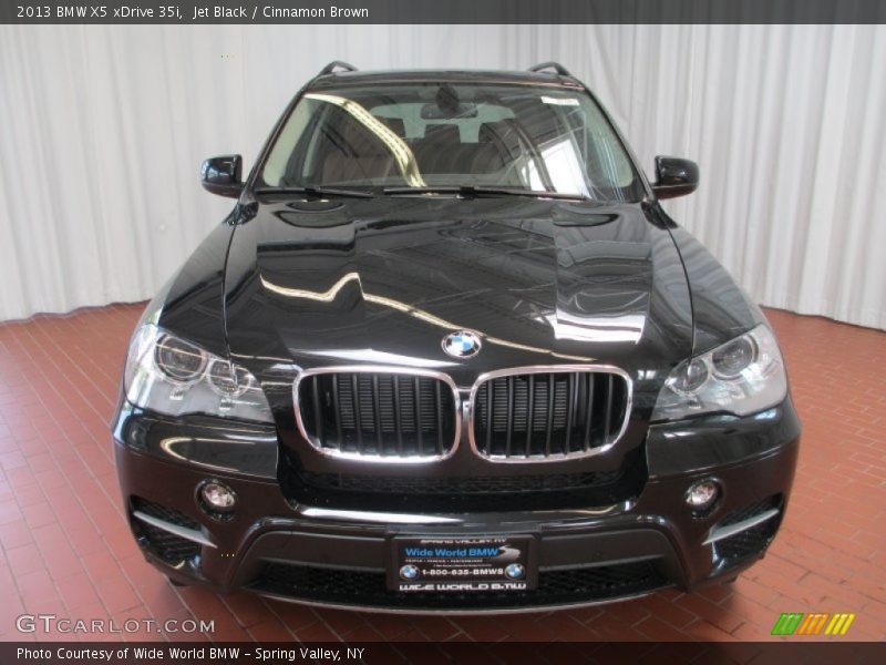 Jet Black / Cinnamon Brown 2013 BMW X5 xDrive 35i