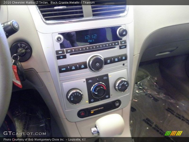 Black Granite Metallic / Titanium 2010 Chevrolet Malibu LS Sedan