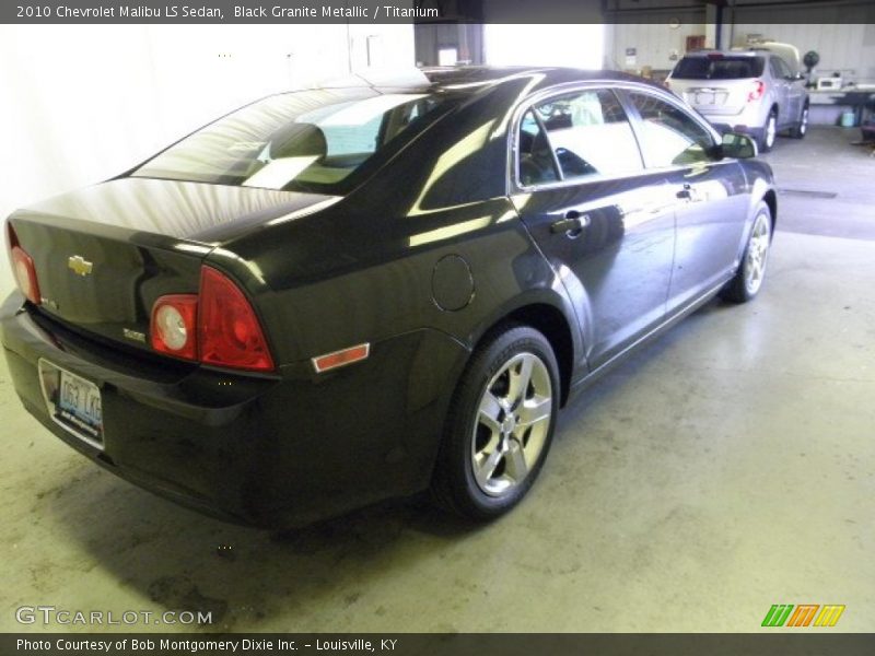 Black Granite Metallic / Titanium 2010 Chevrolet Malibu LS Sedan