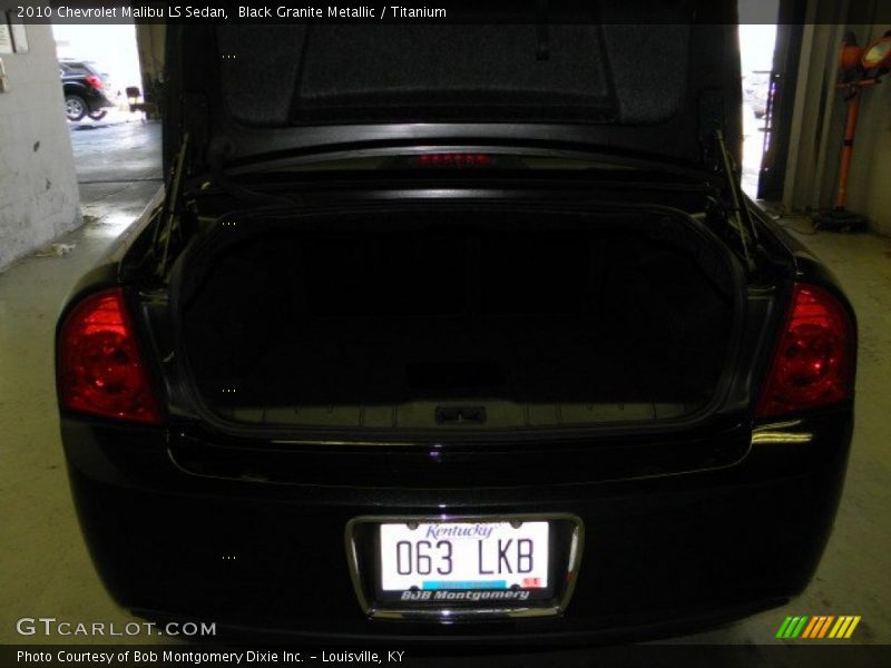 Black Granite Metallic / Titanium 2010 Chevrolet Malibu LS Sedan