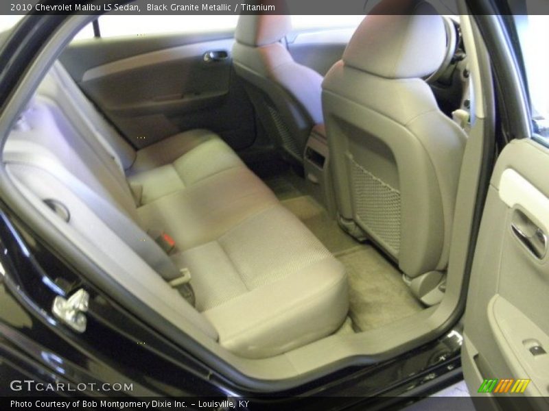 Black Granite Metallic / Titanium 2010 Chevrolet Malibu LS Sedan