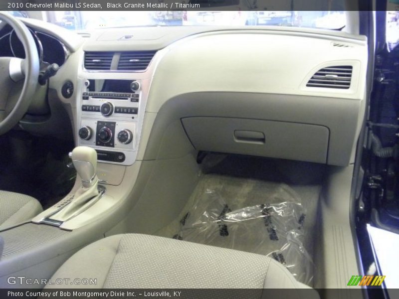 Black Granite Metallic / Titanium 2010 Chevrolet Malibu LS Sedan