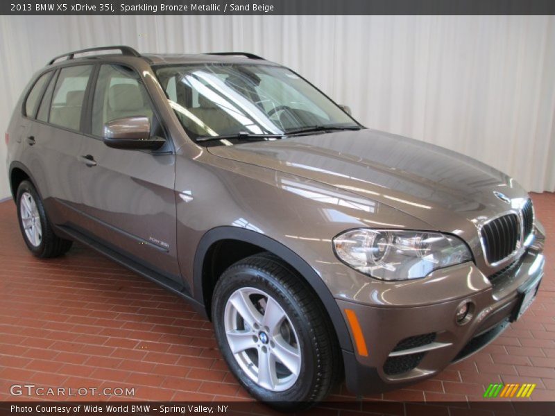 Sparkling Bronze Metallic / Sand Beige 2013 BMW X5 xDrive 35i