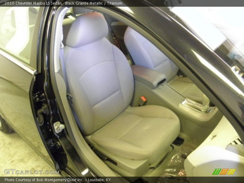 Black Granite Metallic / Titanium 2010 Chevrolet Malibu LS Sedan