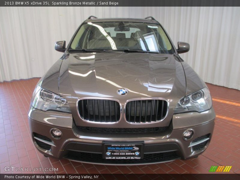 Sparkling Bronze Metallic / Sand Beige 2013 BMW X5 xDrive 35i