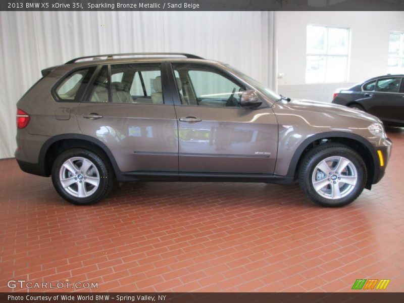 Sparkling Bronze Metallic / Sand Beige 2013 BMW X5 xDrive 35i