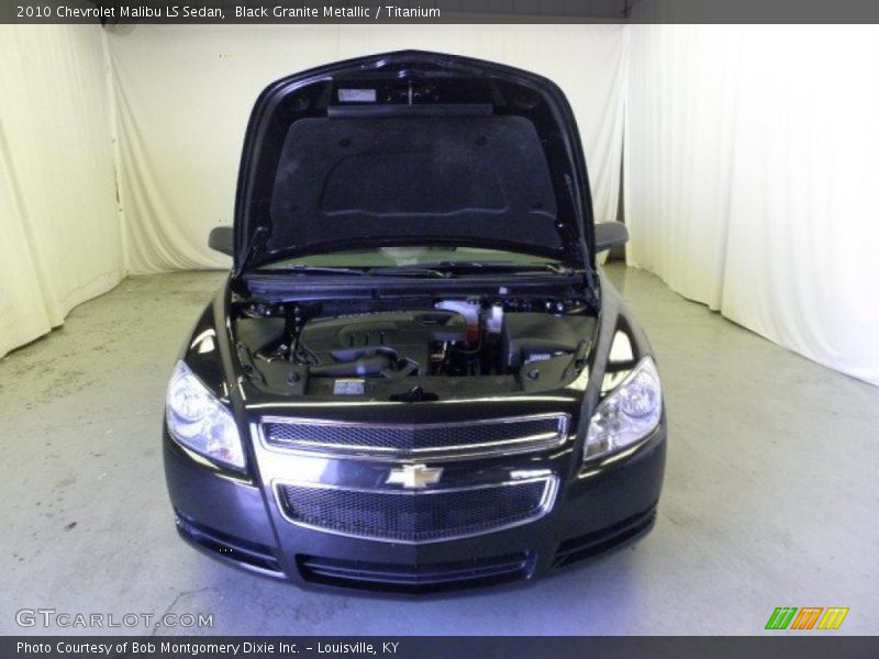 Black Granite Metallic / Titanium 2010 Chevrolet Malibu LS Sedan