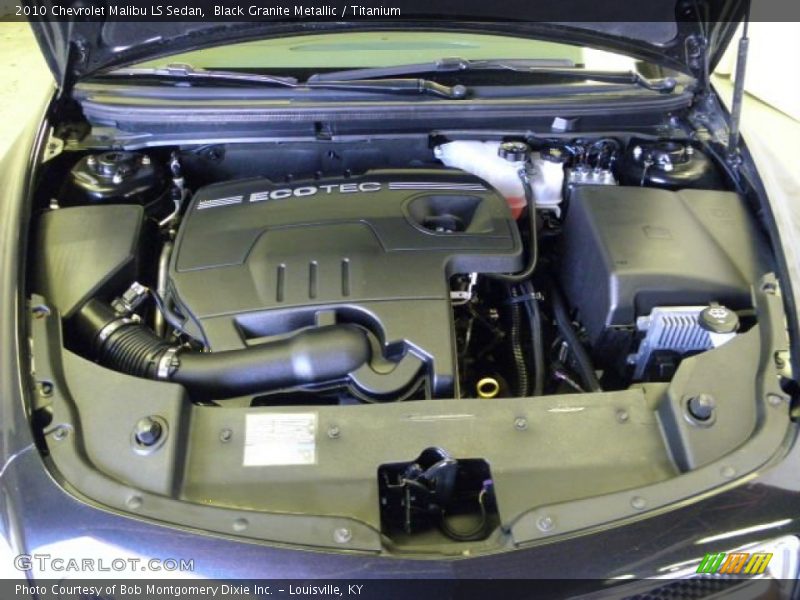 Black Granite Metallic / Titanium 2010 Chevrolet Malibu LS Sedan
