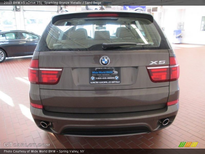 Sparkling Bronze Metallic / Sand Beige 2013 BMW X5 xDrive 35i