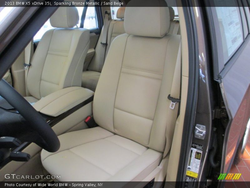 Sparkling Bronze Metallic / Sand Beige 2013 BMW X5 xDrive 35i