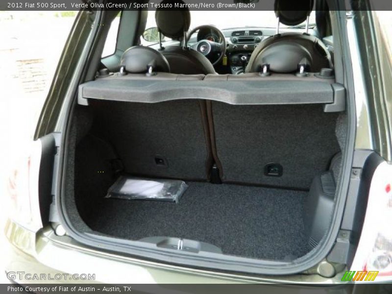 Verde Oliva (Green) / Sport Tessuto Marrone/Nero (Brown/Black) 2012 Fiat 500 Sport