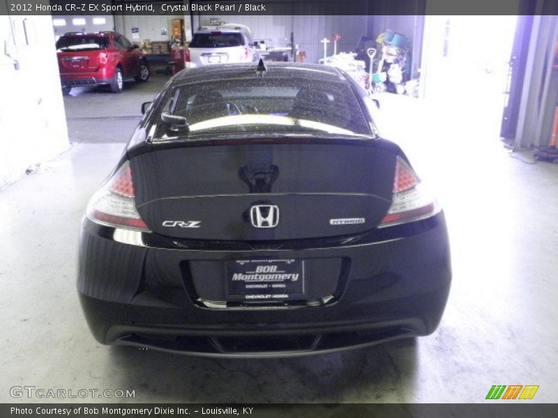 Crystal Black Pearl / Black 2012 Honda CR-Z EX Sport Hybrid