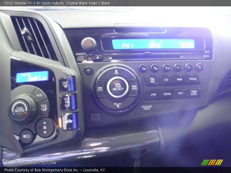 Crystal Black Pearl / Black 2012 Honda CR-Z EX Sport Hybrid