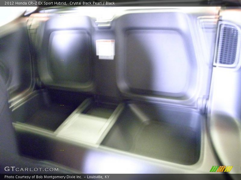Crystal Black Pearl / Black 2012 Honda CR-Z EX Sport Hybrid