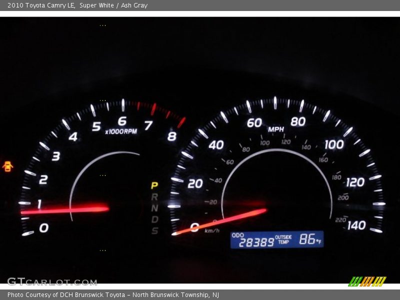 Super White / Ash Gray 2010 Toyota Camry LE