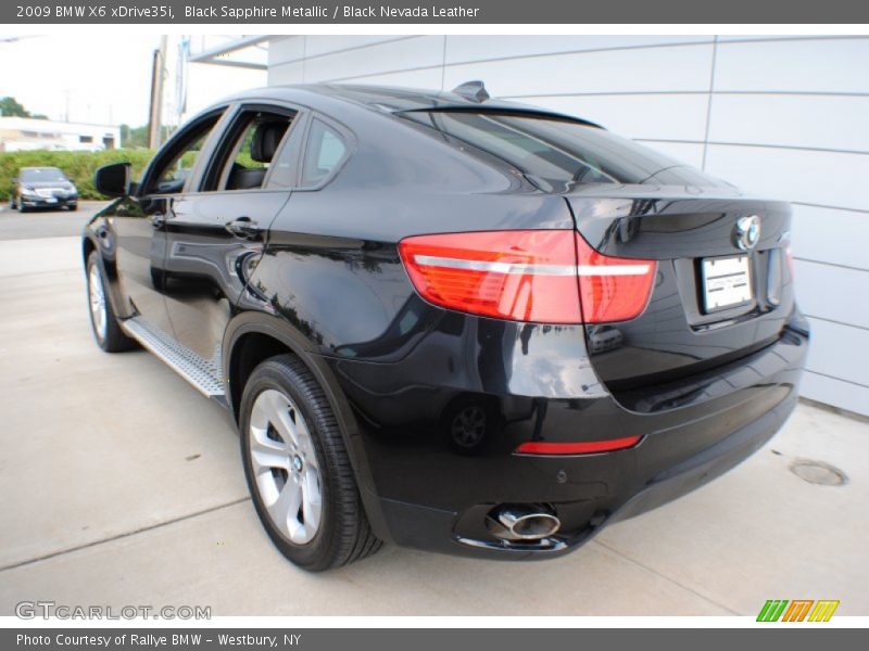 Black Sapphire Metallic / Black Nevada Leather 2009 BMW X6 xDrive35i