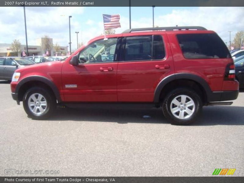 Redfire Metallic / Camel 2007 Ford Explorer XLT