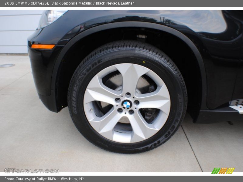 Black Sapphire Metallic / Black Nevada Leather 2009 BMW X6 xDrive35i