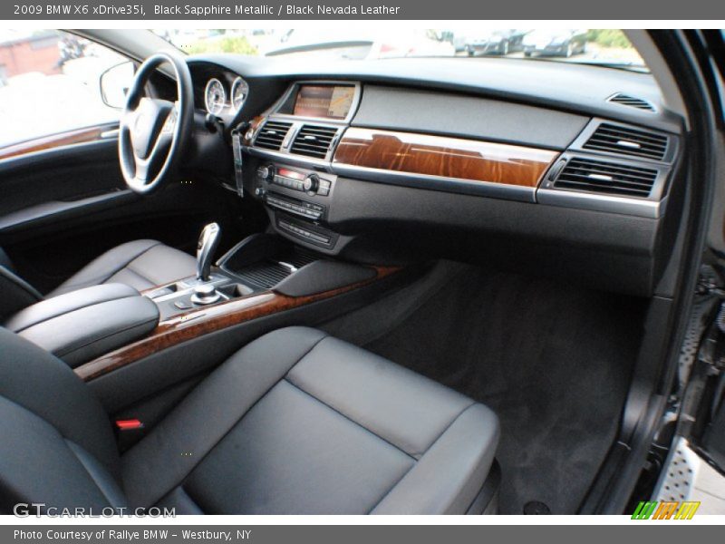 Black Sapphire Metallic / Black Nevada Leather 2009 BMW X6 xDrive35i