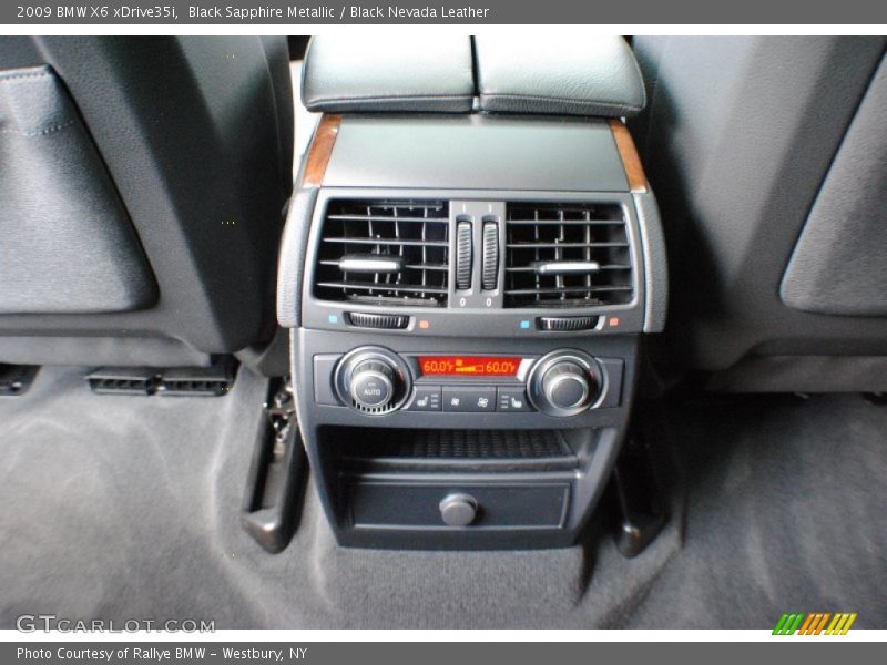 Black Sapphire Metallic / Black Nevada Leather 2009 BMW X6 xDrive35i