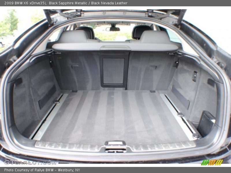 Black Sapphire Metallic / Black Nevada Leather 2009 BMW X6 xDrive35i