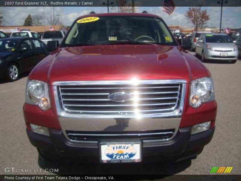 Redfire Metallic / Camel 2007 Ford Explorer XLT