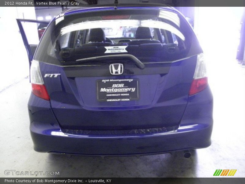 Vortex Blue Pearl / Gray 2012 Honda Fit