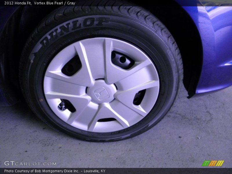 Vortex Blue Pearl / Gray 2012 Honda Fit