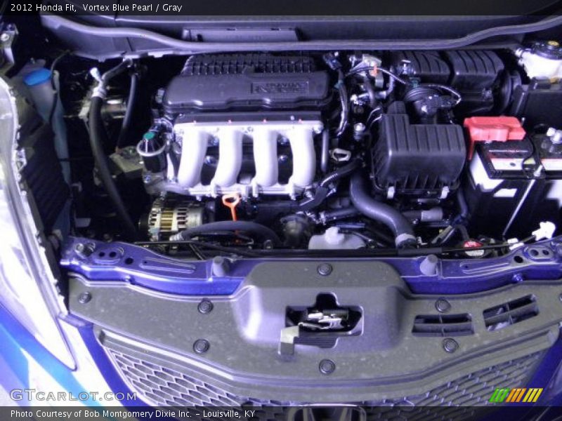 Vortex Blue Pearl / Gray 2012 Honda Fit