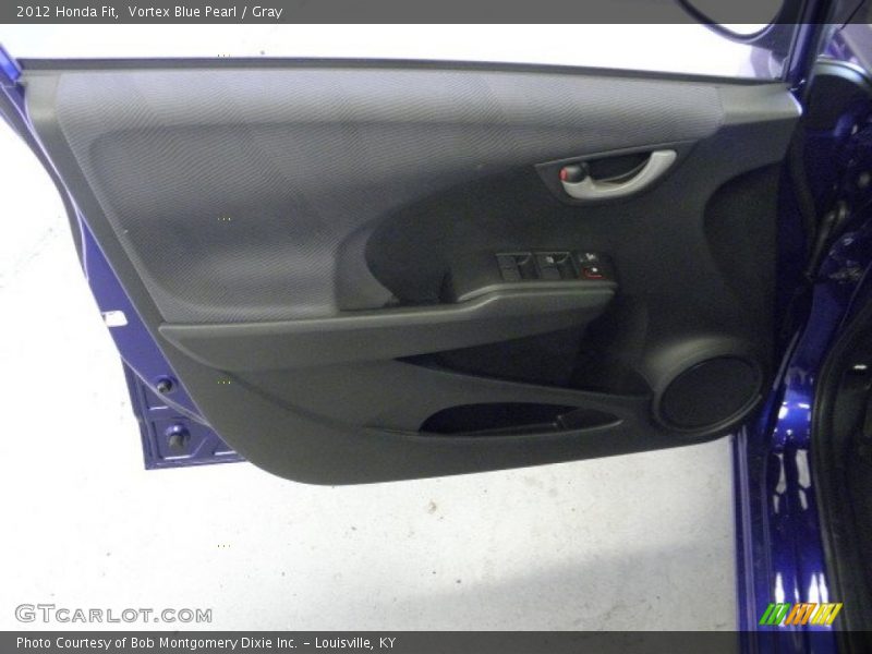 Vortex Blue Pearl / Gray 2012 Honda Fit