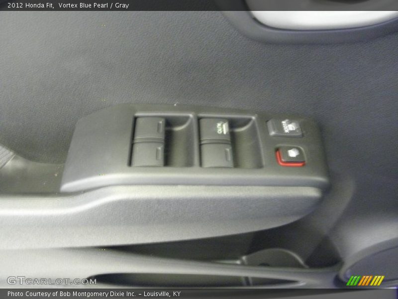 Vortex Blue Pearl / Gray 2012 Honda Fit