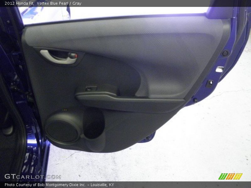 Vortex Blue Pearl / Gray 2012 Honda Fit