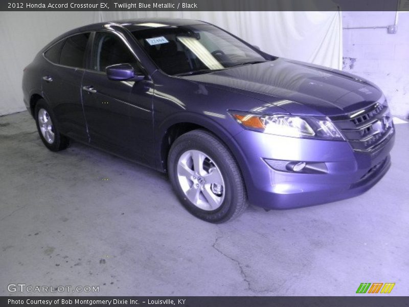 Twilight Blue Metallic / Black 2012 Honda Accord Crosstour EX