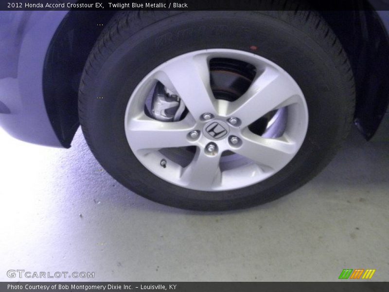 Twilight Blue Metallic / Black 2012 Honda Accord Crosstour EX