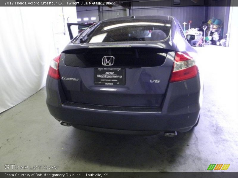 Twilight Blue Metallic / Black 2012 Honda Accord Crosstour EX