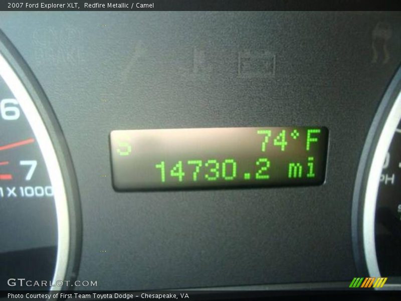 Redfire Metallic / Camel 2007 Ford Explorer XLT