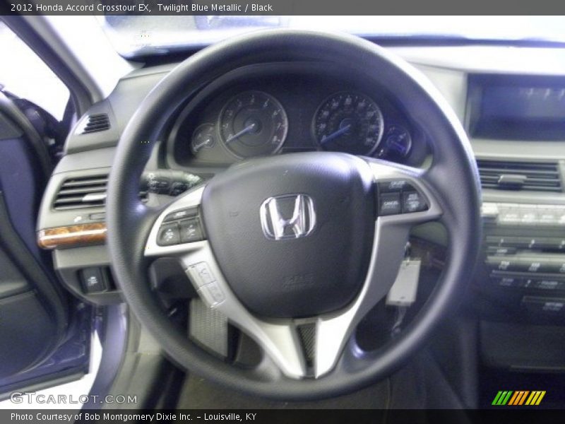 Twilight Blue Metallic / Black 2012 Honda Accord Crosstour EX
