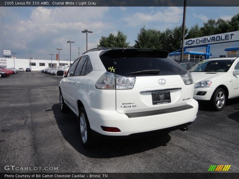 Crystal White / Light Gray 2005 Lexus RX 330 AWD