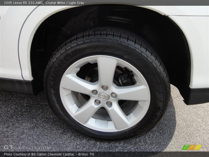 Crystal White / Light Gray 2005 Lexus RX 330 AWD