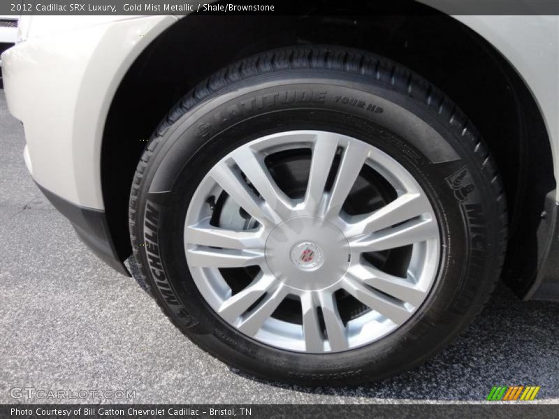 Gold Mist Metallic / Shale/Brownstone 2012 Cadillac SRX Luxury