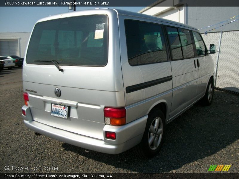 Reflex Silver Metallic / Gray 2003 Volkswagen EuroVan MV