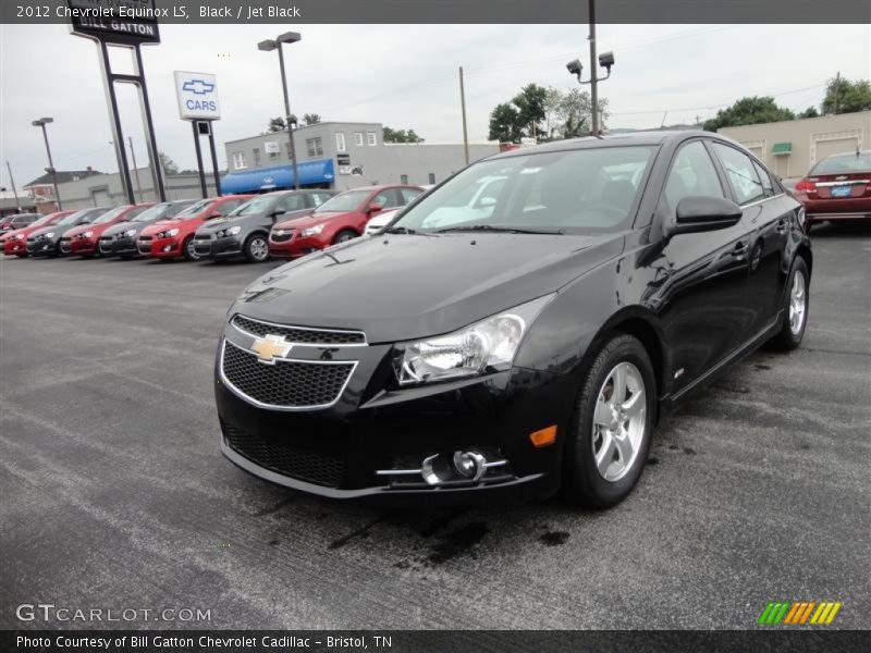 Black / Jet Black 2012 Chevrolet Equinox LS